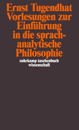 Immagine del venditore per Vorlesungen zur Einfhrung in die sprachanalytische Philosophie. Suhrkamp-Taschenbuch Wissenschaft ; 45 venduto da NEPO UG