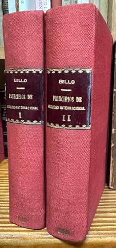 Imagen del vendedor de PRINCIPIOS DE DERECHO INTERNACIONAL. Tomo I: ESTADO DE PAZ. Tomo II: ESTADO DE GUERRA a la venta por Fbula Libros (Librera Jimnez-Bravo)