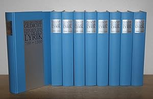 9 Bände: Das deutsche Gedicht. Epochen der deutschen Lyrik 700-1960.