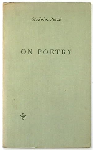 Seller image for On Poetry for sale by PsychoBabel & Skoob Books