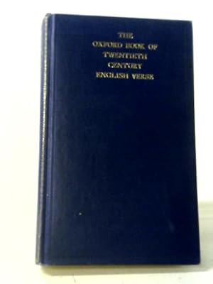 Seller image for The Oxford Book of Twentieth-Century English Verse for sale by World of Rare Books