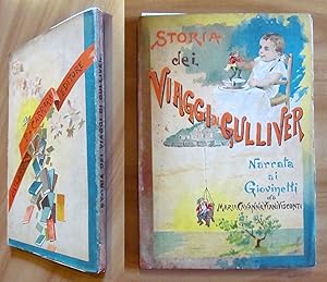 Seller image for LA STORIA DEI VIAGGI DI GULLIVER, 1890 con Cromolitografie - RARO for sale by L'Angolo del Collezionista di B. Pileri