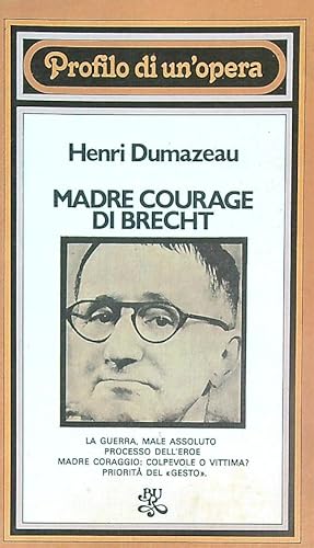 Imagen del vendedor de Madre Courage di Brecht a la venta por Librodifaccia