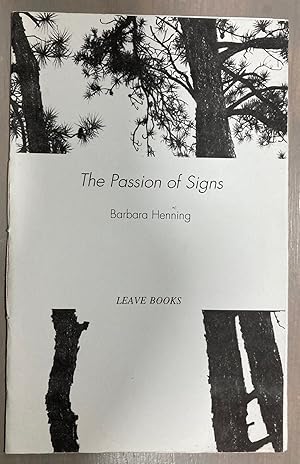 Seller image for The Passion of Signs for sale by biblioboy