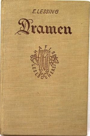 Bild des Verkufers fr Dramen; Minna von Barnhelm Emilia Galotti Nathan der Weise zum Verkauf von Peter-Sodann-Bibliothek eG
