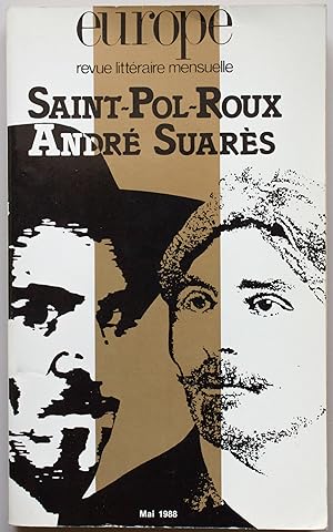 Europe, revue littéraire mensuelle. N° 709, mai 1988 : Saint-Pol-Roux / André Suarès