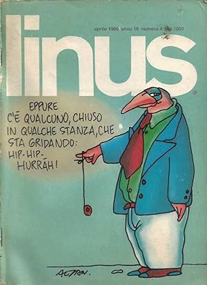 Imagen del vendedor de Linus. Rivista dei fumetti e dell'insinuazione - Anno XVI - N. 4 (181) - Aprile 1980 a la venta por Biblioteca di Babele