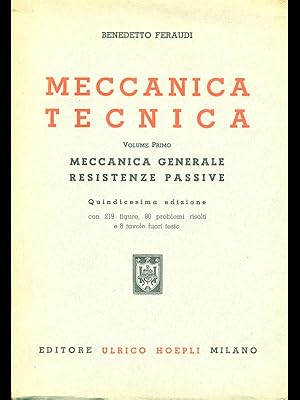 Seller image for Meccanica tecnica vol. I for sale by Librodifaccia