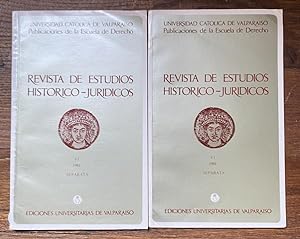 2 Sonderdrucke: Historia del " Referimiento Legislativo. I.: Derecho Romano" und " Para la Histor...