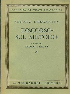 Imagen del vendedor de Discorso sul metodo a la venta por Librodifaccia