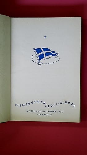 MITTEILUNGEN DES FLENSBURGER SEGEL-CLUB 1959.