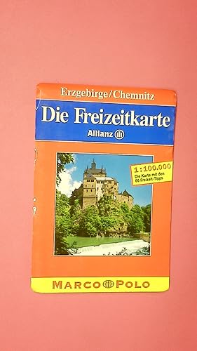 ERZGEBIRGE, CHEMNITZ. die Karte mit den 66 Freizeittips