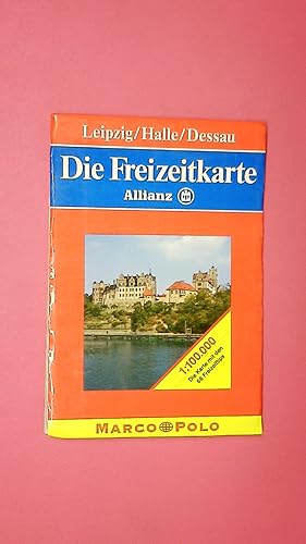 HALLE, LEIPZIG, DESSAU. die Karte mit den 66 Freizeittips