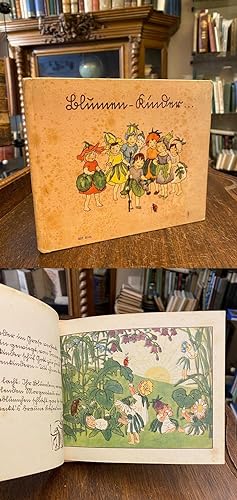 Bild des Verkufers fr Blumen-Kinder : Bilder von F. Schenkel, Worte von M. Sauer. zum Verkauf von Antiquariat an der Stiftskirche