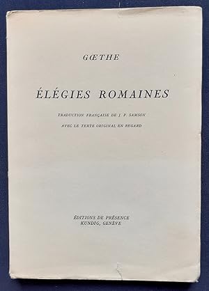 Elégies romaines.