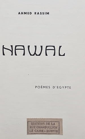 Immagine del venditore per Nawal - Pomes d'Egypte - venduto da Le Livre  Venir