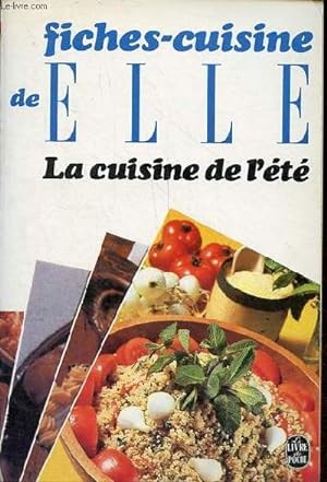 Imagen del vendedor de Fiches-cuisine de Elle - La cuisine de l't. a la venta por Le-Livre