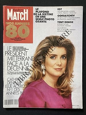 PARIS MATCH-N°2114-30 NOVEMBRE 1989-CATHERINE DENEUVE