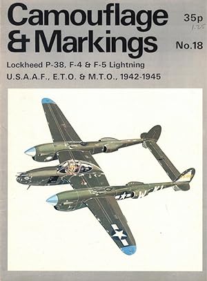 Image du vendeur pour Camouflage and Markings: Lockheed P-38, F-4 & F-5 Lightning U.S.A.A.F., E.T.O. & M.T.O, 1942-1945 mis en vente par Kenneth Mallory Bookseller ABAA