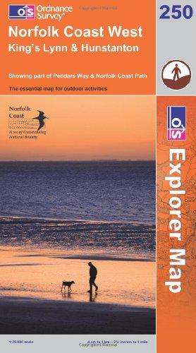 Seller image for Norfolk Coast West (OS Explorer Map): Sheet 250 for sale by WeBuyBooks
