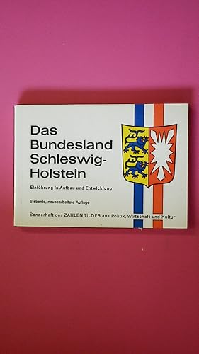 Bild des Verkufers fr DAS BUNDESLAND SCHLESWIG-HOLSTEIN. Einf. in Aufbau u. Entwicklung zum Verkauf von Butterfly Books GmbH & Co. KG