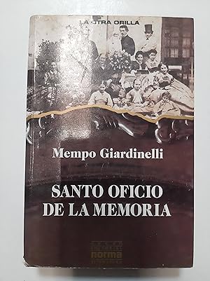 Seller image for Santo Oficio de la Memoria for sale by SoferBooks