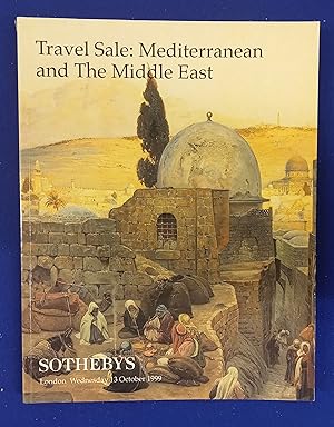 The Travel Sale : Mediterranean and The Middle East. [ Sotheby's, auction catalogue, sale date: 1...