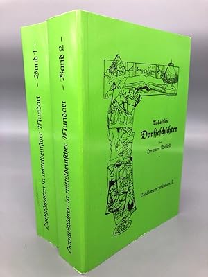 Anhältsche Dorfjeschichten von Hermann Wäschke. Paschlewwer Jeschichten I und II (2 Bände). Neuau...