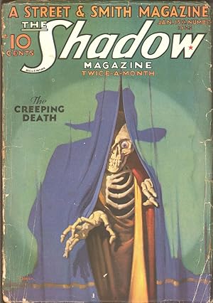 Shadow 1933 January 15. Iconic and High Demand Creeping Death Issue.