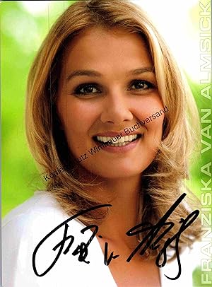 Original Autogramm Franziska von Almsick /// Autogramm Autograph signiert signed signee