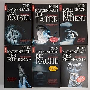 Seller image for 6 Psychothriller Das Rtsel; Der Tter; Der Patient; Der Fotograf; Die Rache; Der Professor for sale by Leipziger Antiquariat