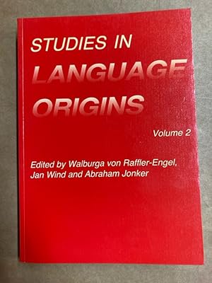 Bild des Verkufers fr Studies in Language Origins. Volume 2. zum Verkauf von Plurabelle Books Ltd