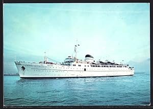 Bild des Verkufers fr Ansichtskarte Passagierschiff MT Sicilia, Schwesterschiffe Calabria, Lazio und Sardegna zum Verkauf von Bartko-Reher