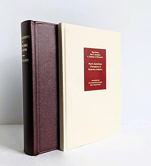 Image du vendeur pour PAUL A. SAMUELSON **SIGNED** FOUNDATIONS OF ECONOMIC ANALYSIS Limited Signed Numbered Facsimile Edition #23 of only 500 with Companion Vademecum Volume mis en vente par Blank Verso Books