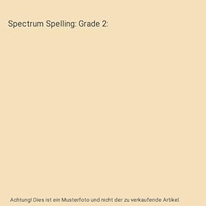 Bild des Verkufers fr Spectrum Spelling: Grade 2 zum Verkauf von Buchpark