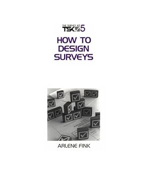 Imagen del vendedor de How to Design Surveys a la venta por Buchpark