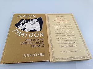 Seller image for Konvolut 2 Bcher: Platon Phaidon oder ber die Unsterblichkeit der Seele; ber die Platonischen Mythen for sale by SIGA eG