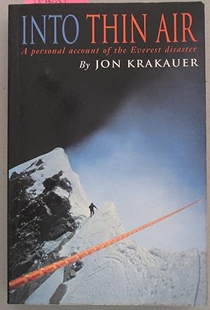 Seller image for Into Thin Air: A Personal Account of the Everest Disaster for sale by Reading Habit