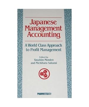 Bild des Verkufers fr Japanese Management Accounting: A World Class Approach to Profit Management zum Verkauf von Buchpark
