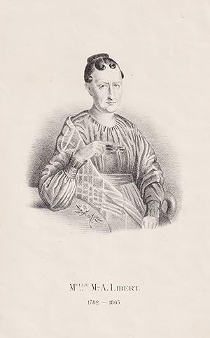 "M.elle M.-A. Libert" - Marie-Anne Libert (1782-1865) Belgian botanist mycologist Botanikerin Myk...