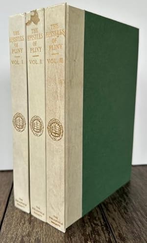 Image du vendeur pour THE EPISTLES OF PLINY. (Three volumes) mis en vente par Lost Horizon Bookstore