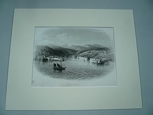 Sevastopol, anno 1850, steelengraving, Virtue James -mounted behind passepartout, size: 24x30 cm.