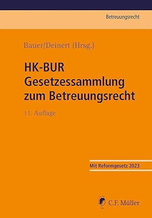 Bild des Verkufers fr HK-BUR Gesetzessammlung zum Betreuungsrecht zum Verkauf von moluna