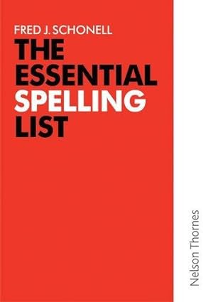 Bild des Verkufers fr The Essential Spelling List: 3,200 Everyday Words zum Verkauf von WeBuyBooks