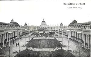 Ansichtskarte / Postkarte Gent Gent Ostflandern, Weltausstellung 1913, Ehrenhof