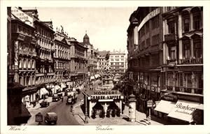 Ansichtskarte / Postkarte Wien 1 Innere Stadt, Graben, Konzert-Graben-Kaffee, Geschäfte