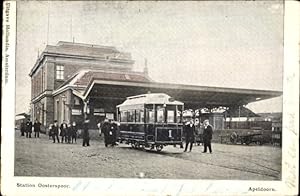 Ansichtskarte / Postkarte Apeldoorn-Gelderland, Bahnhof Oosterspoor