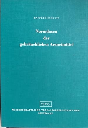 Imagen del vendedor de Normdosen der gebruchlichen Arzneimittel. a la venta por Martin Preu / Akademische Buchhandlung Woetzel