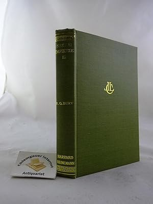 Bild des Verkufers fr Sextus Empiricus in four volumes. With an English translation by R.G. Bury. HIER: III. : Against the Physicists. Against the Ethicists. The Loeb Classical Library. zum Verkauf von Chiemgauer Internet Antiquariat GbR