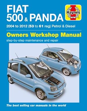 Imagen del vendedor de Fiat 500 & Panda (04 - 12) Haynes Repair Manual a la venta por Rheinberg-Buch Andreas Meier eK